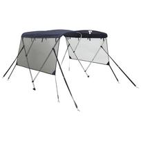vidaXL Bimini viršaus stogelis su sienomis, 183x(137-152)x137cm