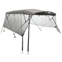 vidaXL Bimini viršaus stogelis su sienomis, 243x(230-244)x137cm