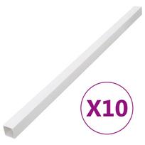vidaXL Kabelių kanalas, 100x40mm, 10m, PVC