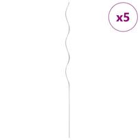 vidaXL Atrama augalams, spiralės forma, 5vnt., 110cm, cinkuot. plienas
