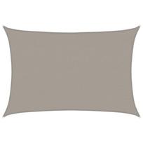 vidaXL Burė nuo saulės, šviesiai siva, 4x6m, HDPE, 160g/m²
