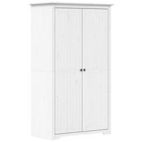 vidaXL Drabužių spinta BODO, balta, 99x53,5x173 cm, pušies masyvas