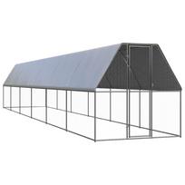 vidaXL Lauko narvas viščiukams, 2x12x2m, galvanizuotas plienas