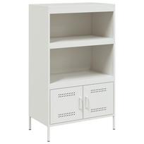vidaXL Komoda, baltos spalvos, 68x39x113cm, plienas