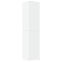 vidaXL Komoda, baltos spalvos, 40x42,5x185cm, apdirbta mediena