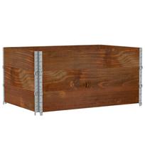 vidaXL Sodo lovelis, rudas, 120x80cm, pušies medienos masyvas