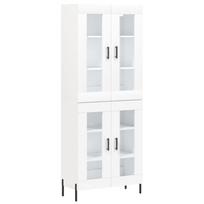 vidaXL Komoda, baltos spalvos, 69,5x34x180cm, apdirbta mediena