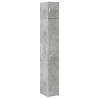 vidaXL Siaura spintelė daiktams, betono pilka, 30x42,5x225cm, mediena