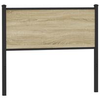 vidaXL Pakaitinis galvūgalis, sonoma ąžuolo spalvos, 107cm, mediena ir plienas