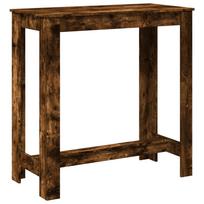 vidaXL Baro stalas, dūminio ąžuolo, 102x50x103,5cm, apdirbta mediena