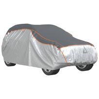vidaXL Automobilio uždangalas visureigiams, pilkas ir sidabrinis, XL