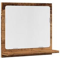 vidaXL Veidrodinė vonios spintelė, medienos, 40x11x37cm, mediena
