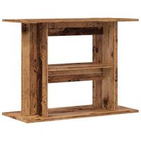 vidaXL Akvariumo stovas, senos medienos, 80x35x60 cm, inžinerinės medienos