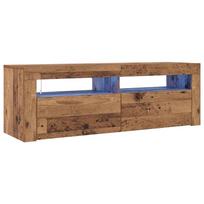 vidaXL Televizoriaus spintelė su LED, medienos, 120x35x40cm, mediena