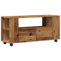 vidaXL TV spintelė su ratukais, medienos, 102x34,5x43cm, mediena