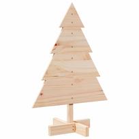 vidaXL Medinė Kalėdų eglutė, 70cm, medienos masyvas