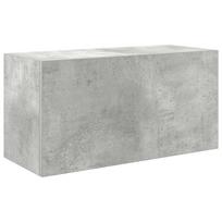 vidaXL Sieninė vonios kambario spintelė, betono pilka, 60x25x30cm