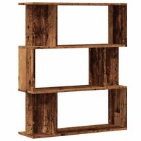 vidaXL Spintelė knygoms, medienos, 80x24x96cm, apdirbta mediena