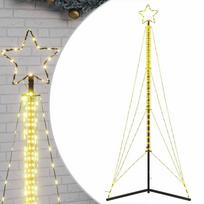 vidaXL LED Kalėdų eglutė 483 LED Šiltai Balta 240 cm
