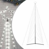 vidaXL LED Kalėdų eglutė 861 LED Šalta Balta 478 cm