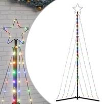 vidaXL LED Kalėdų eglutė 339 LED Spalvingi 187 cm