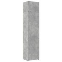 vidaXL Siaura spintelė daiktams, betono pilka, 50x42,5x225cm, mediena