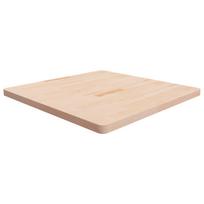 vidaXL Stalviršis, 90x90x4cm, neapdorotas ąžuolo medienos masyvas