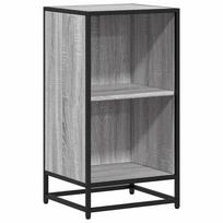 vidaXL knygų spintelė Pilka Sonoma 40x35x76 cm Engineered Wood