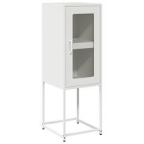 vidaXL indauja Balta 36x39x107 cm Šaltai valcuotas plienas