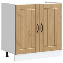 vidaXL kriauklės pagrindo spintelė "Lucca" Artisan Oak Engineered Wood