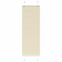 vidaXL Plisuotas Blind Cream 50x150 cm Audinio plotis 49,4 cm