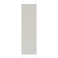 vidaXL klostuota žaliuze šviesiai pilka 55x200 cm audinio plotis