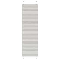 vidaXL klostuota žaliuze šviesiai pilka 65x200 cm audinio plotis