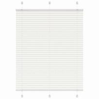 vidaXL Plisuota žaliuze balta 110x100 cm Audinio plotis 109,4 cm