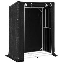 vidaXL Stovas malkoms su apdangalu nuo lietaus, 150x80x200cm