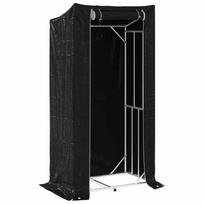 vidaXL Stovas malkoms su apdangalu nuo lietaus, 100x60x200cm