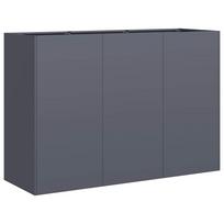 vidaXL Lovelis, antracito, 120x40x80cm, šaltai valcuotas plienas