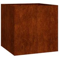 vidaXL Lovelis, rūdžių, 80x80x80cm, oro sąlygoms atsparus plienas