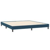 vidaXL Lovos rėmas be čiužinio Tamsiai mėlynas 200x220 cm aksomas