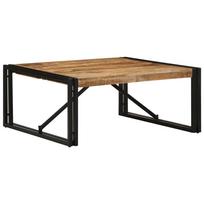 vidaXL Kavos staliukas 80x80x35 cm Masyvus Rough Wood Mango