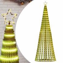vidaXL LED Kalėdų eglutė 475 LED Šiltai balta 247 cm