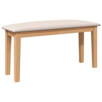 vidaXL Suoliukas 90 cm Medžio masyvo guma