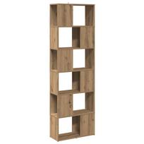 vidaXL knygų spinta/kambario pertvara Artisan ąžuolas 60x24x186 cm