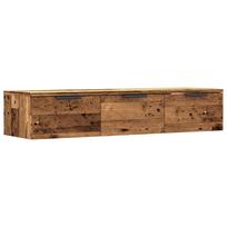 vidaXL Sieninė Spinta Old Wood 102x30x20 cm Inžinierinė mediena