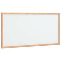 vidaXL Magnetinė balta lenta su pušies masyvo rėmu, 60x30 cm