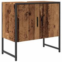 vidaXL Vonios kriauklė Sena Mediena 60x33x60 cm Inžinierinė mediena