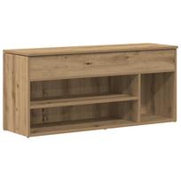 vidaXL batų suolas Artisan ąžuolas 102x30,5x45 cm inžinerinė mediena