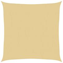 vidaXL Burė nuo saulės, smėlio, 4x4m, 100% oksfordo poliesteris
