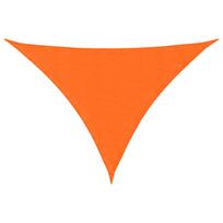 vidaXL Uždanga nuo saulės, oranžinė,5x7x7m, oksfordo audinys, trikampė