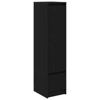 vidaXL Komoda, juodas ąžuolas, 29,5x34x119,5 cm apdirbta mediena
